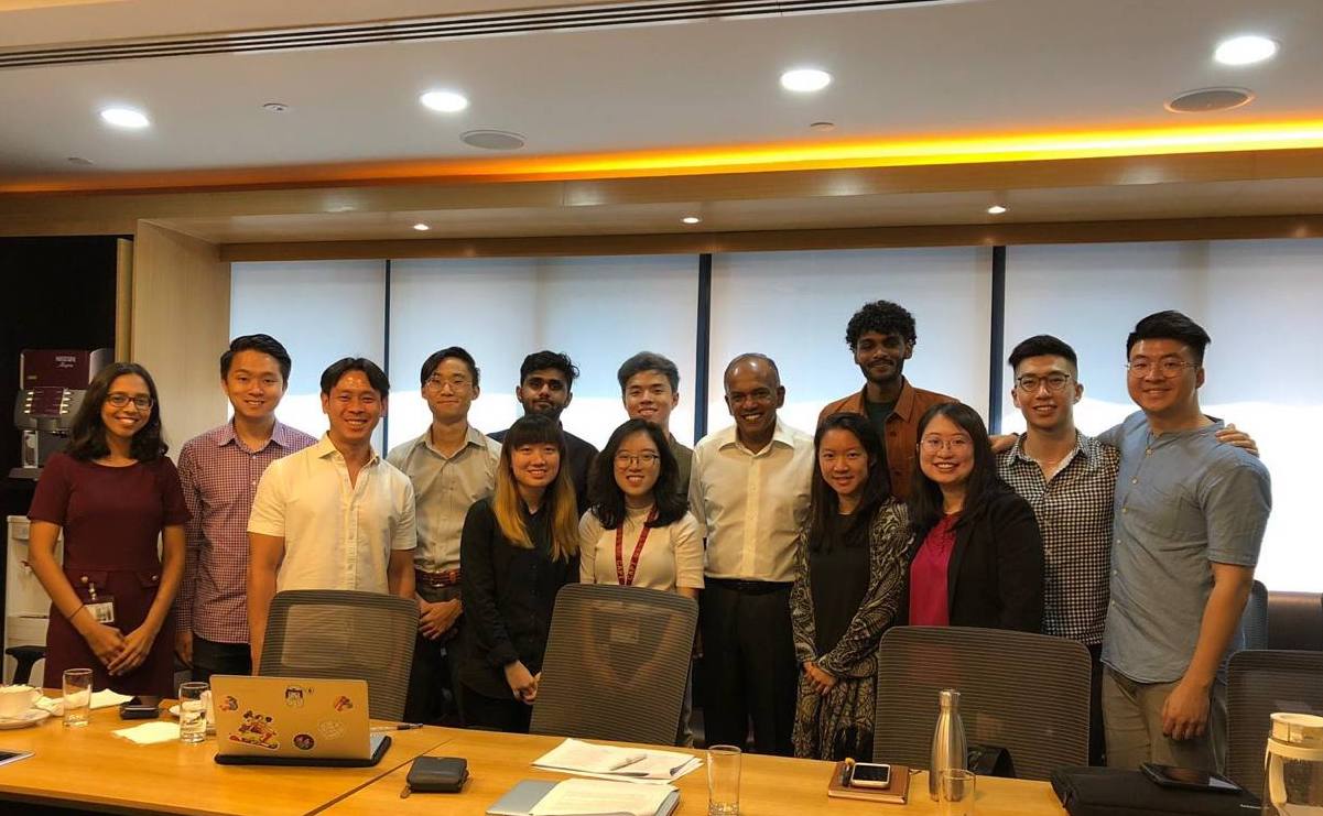 photo of CAPE members with Minister for Law and Home Affairs K. Shanmugam as well as MP Louis Ng and his Legislative Assistant team